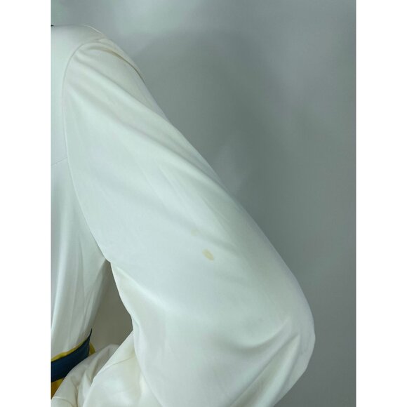 1960s Vanity Fair dress robe zip front color blocked Size S - Picture 9 of 9